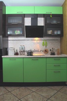 Кухня Зеленый микс  фото