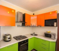 Кухня Оранж и Зелень  фото