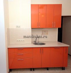 Кухня Оранжевое утро  фото