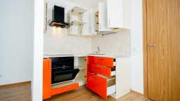 Кухня Оранж белый глянец  фото